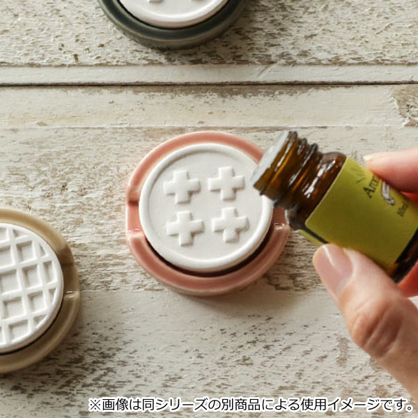 アロマストーン MONO 素焼き （ アロマプレート 陶器 アロマ