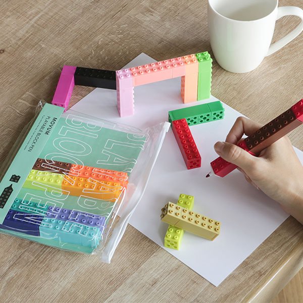 ペン ブロック 20色入 モヴム 専用袋付 （ ブロックペン マーカー