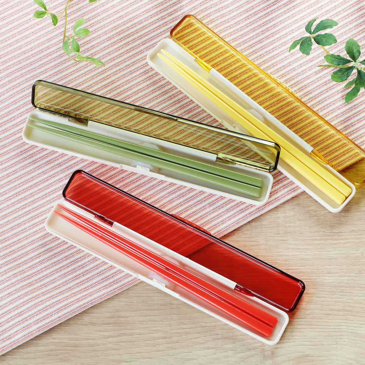スケーター 箸箱セット 抗菌 箸 箸箱 18cm 音の鳴らない レトロ