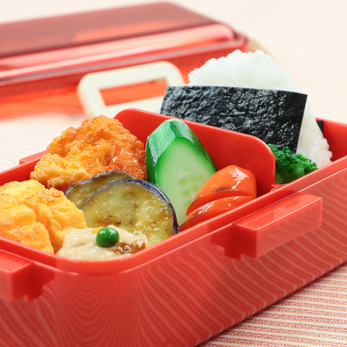 スケーター お弁当箱 1段 抗菌 530ml ふわっと レトロフレンチ （ 弁当