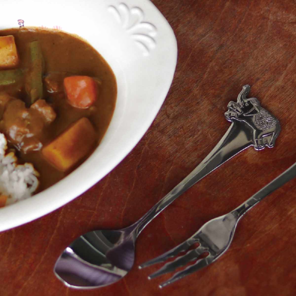 スプーン カレースプーン 19cm おまち堂 ステンレス 日本製 （ 食洗機