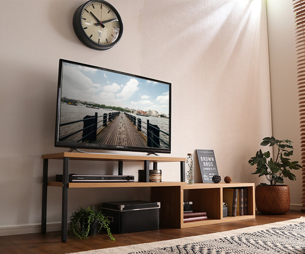 ホームテイスト（HOME taste） テレビ台 幅75〜135cm 伸縮型