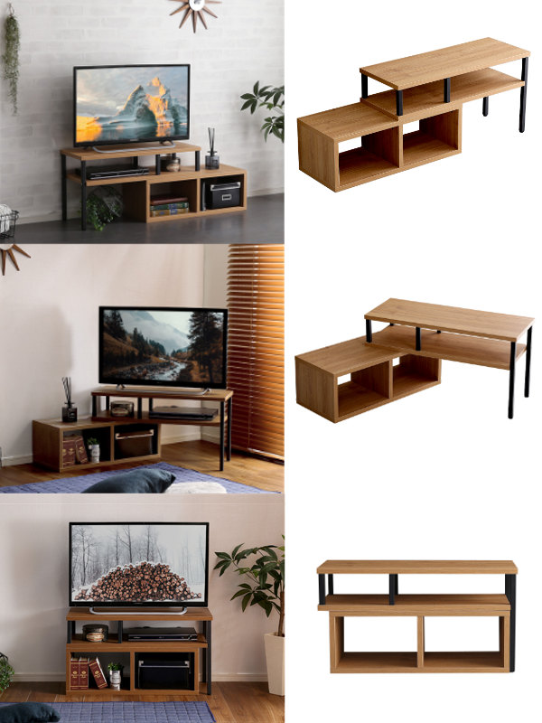 ホームテイスト（HOME taste） テレビ台 幅75〜135cm 伸縮型