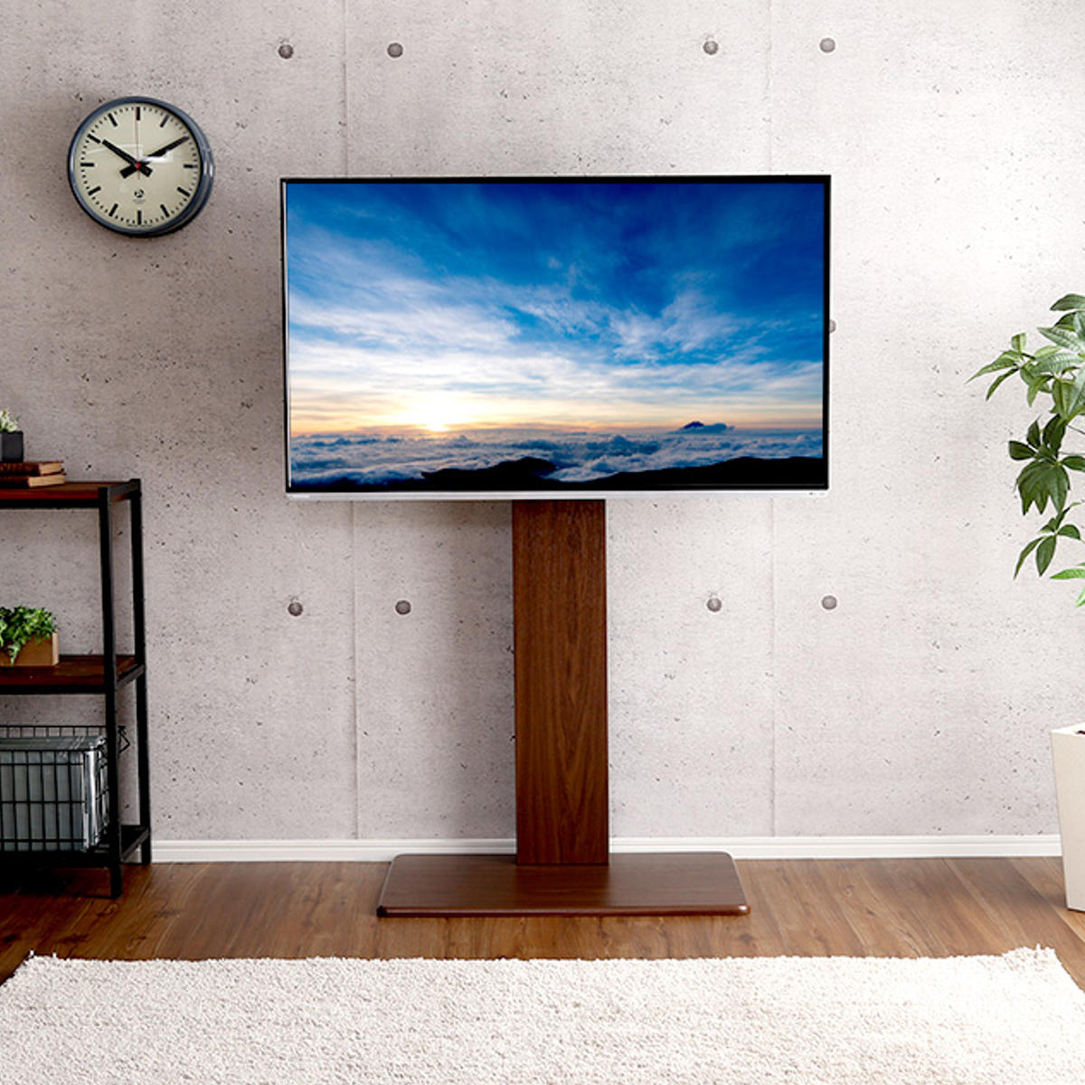 ホームテイスト（HOME taste） TVスタンド ハイタイプ 60インチ対応 壁