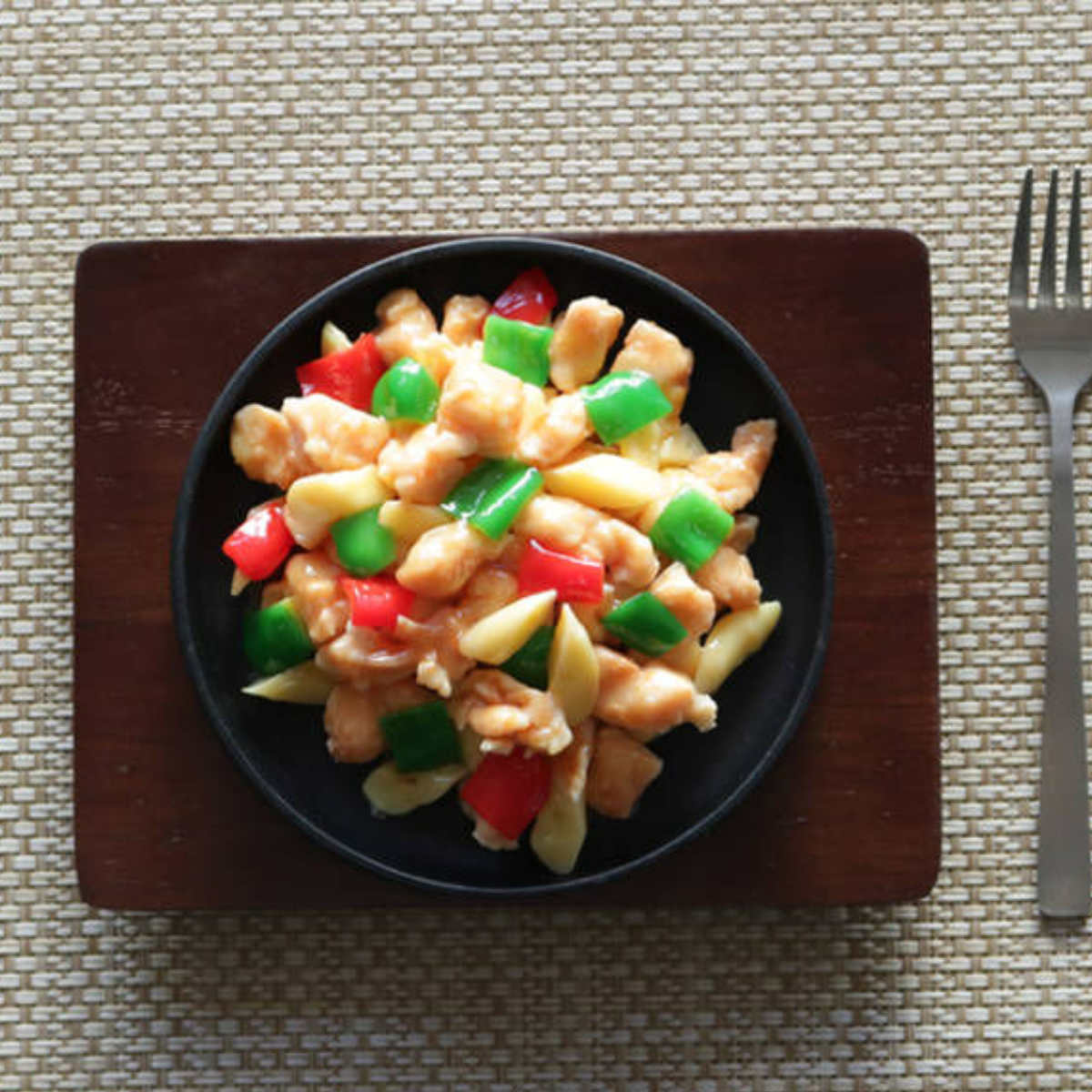 ステーキ皿 13cm スタッキング 木製プレート付き 鋳鉄 2枚セット