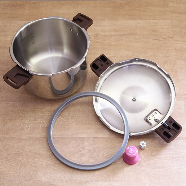 ワンダーシェフ 圧力鍋 ガラス蓋セット 5.5L IH対応 22cm 超高圧
