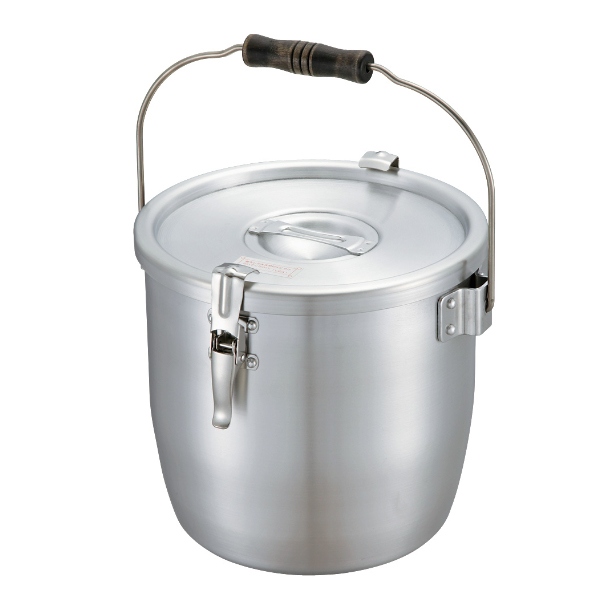 寸胴鍋 アルミパッキン寸胴 ガス火専用 18cm 4L 業務用 中尾アルミ