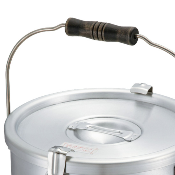 寸胴鍋 アルミパッキン寸胴 ガス火専用 18cm 4L 業務用 中尾アルミ