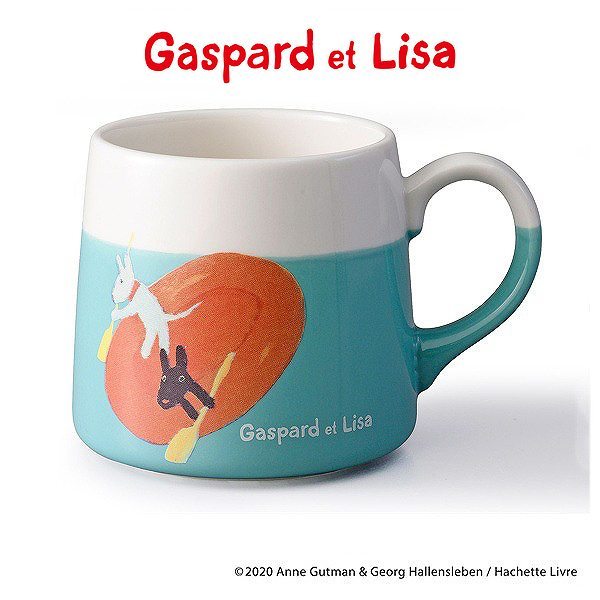 マグカップ 260ml リサとガスパール コップ 陶器 美濃焼 日本製