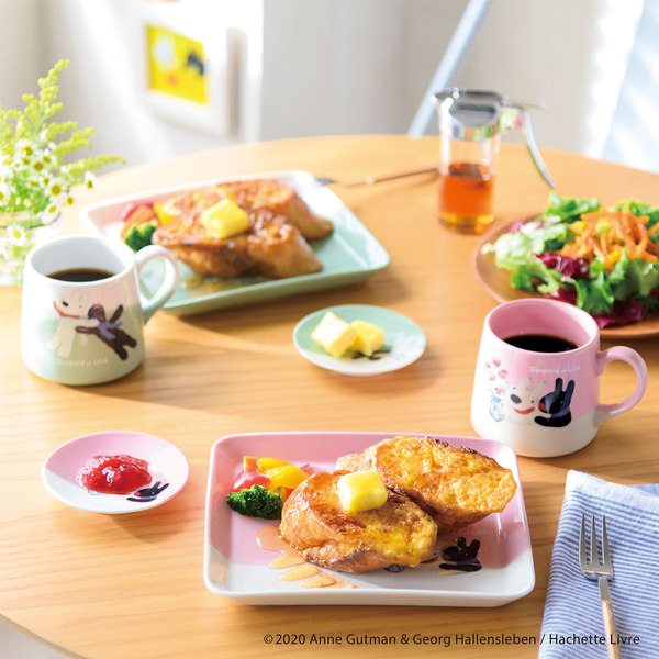 プレート 9cm S リサとガスパール 皿 食器 洋食器 陶器 美濃焼 日本製