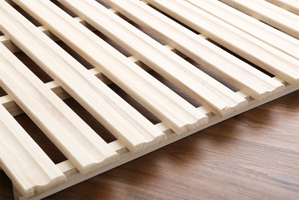 ホームテイスト（HOME taste） すのこベッド シングル 2つ折り式 桐 桐