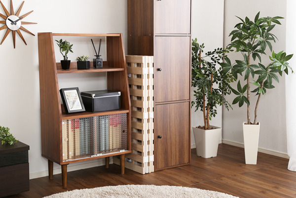 ホームテイスト（HOME taste） すのこベッド ダブル 4つ折り式 桐 桐