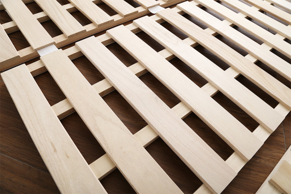 ホームテイスト（HOME taste） すのこベッド ダブル 4つ折り式 桐 桐