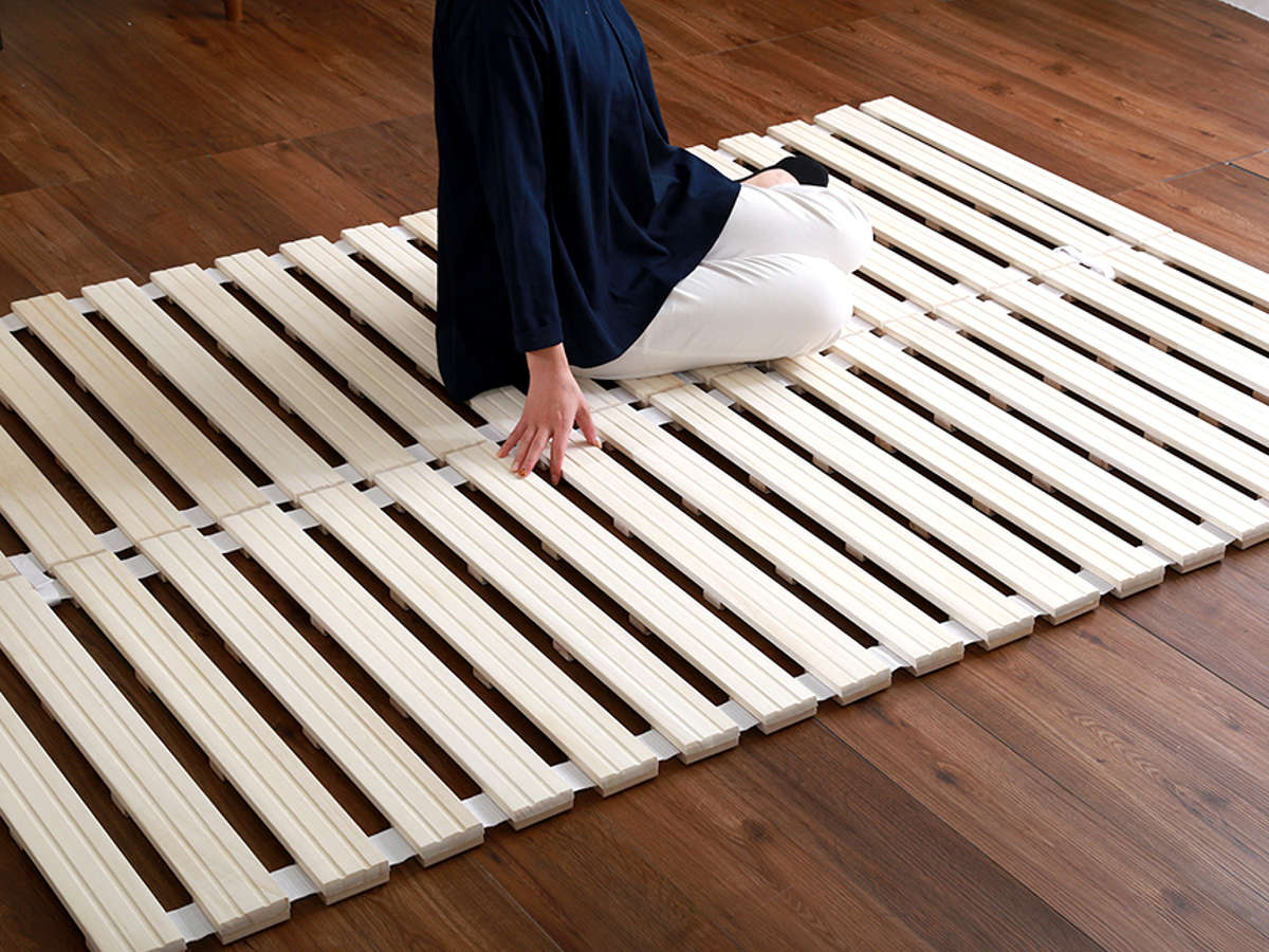 ホームテイスト（HOME taste） すのこベッド セミダブル ロール式 桐