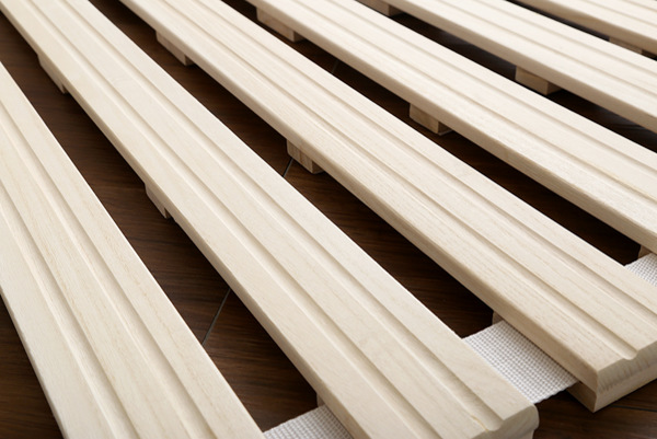 ホームテイスト（HOME taste） すのこベッド ダブル ロール式 桐 桐