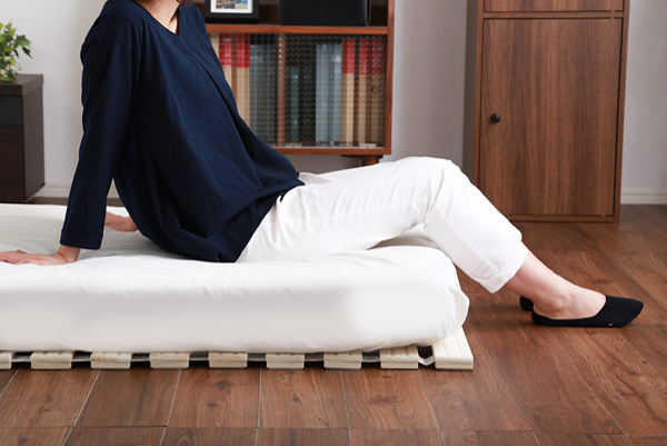 ホームテイスト（HOME taste） すのこベッド ダブル ロール式 桐 桐