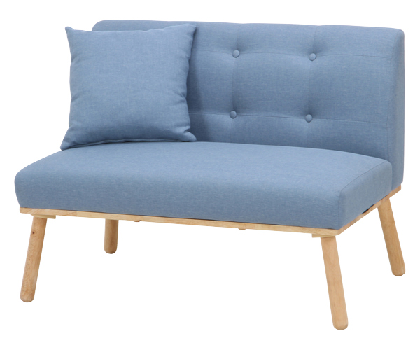 不二貿易（Fuji Boeki） ダイニングソファ 座面高44cm 2人掛け