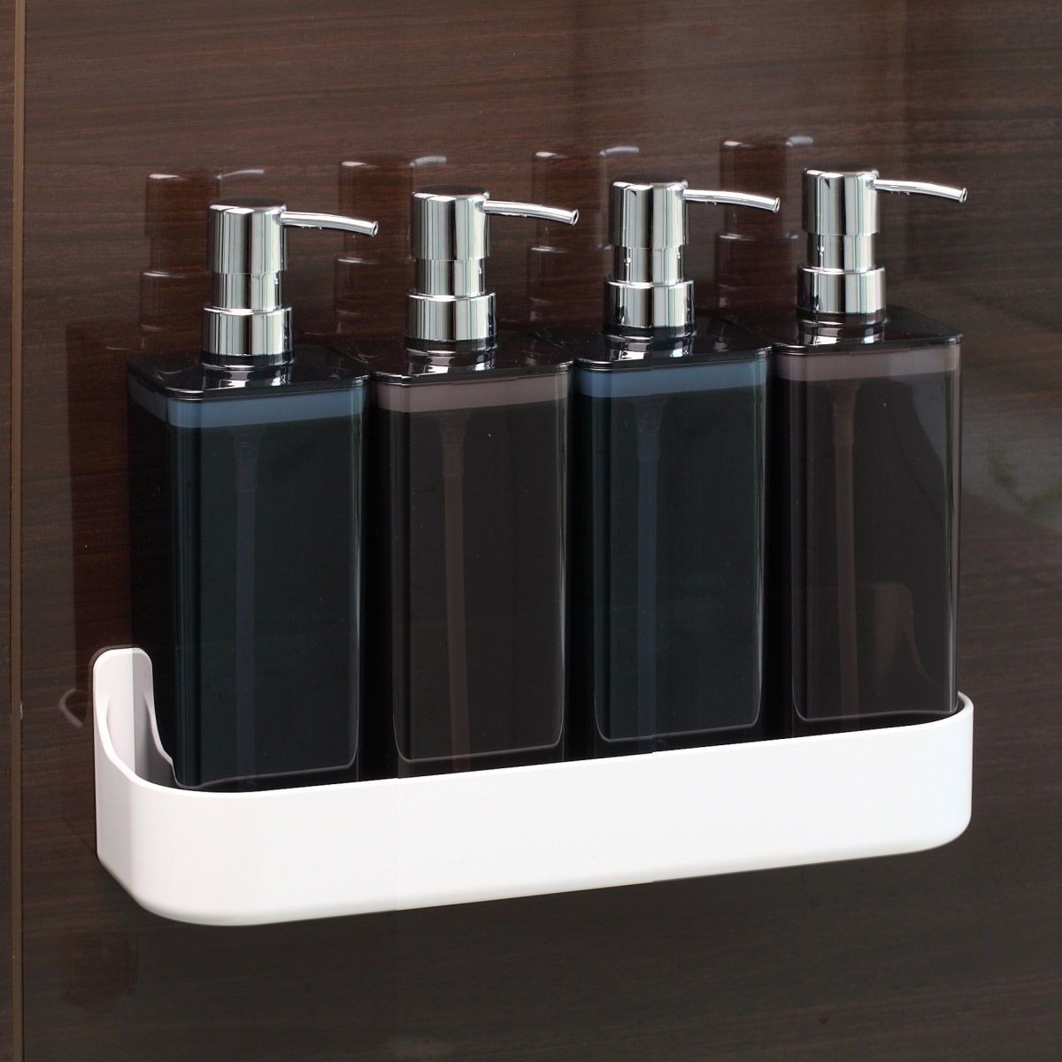 パール金属 バス収納 ボトルラック ワイド お風呂 収納 マグネット