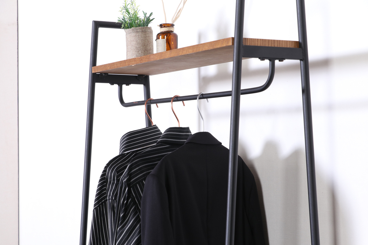 不二貿易（Fuji Boeki） ハンガーラック 幅80cm スチール製