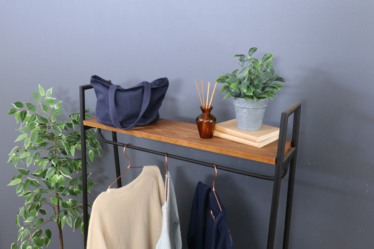 不二貿易（Fuji Boeki） ハンガーラック 幅80cm スチール製