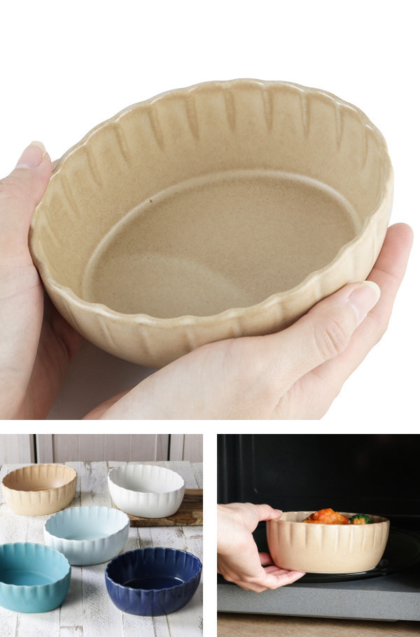 ボウル 14cm 輪花皿 花皿 花シリーズ 洋食器 陶器 日本製 同色3 ボウル 14cm 輪花皿 花皿 花シリーズ 洋食器 陶器 日本製 同色3