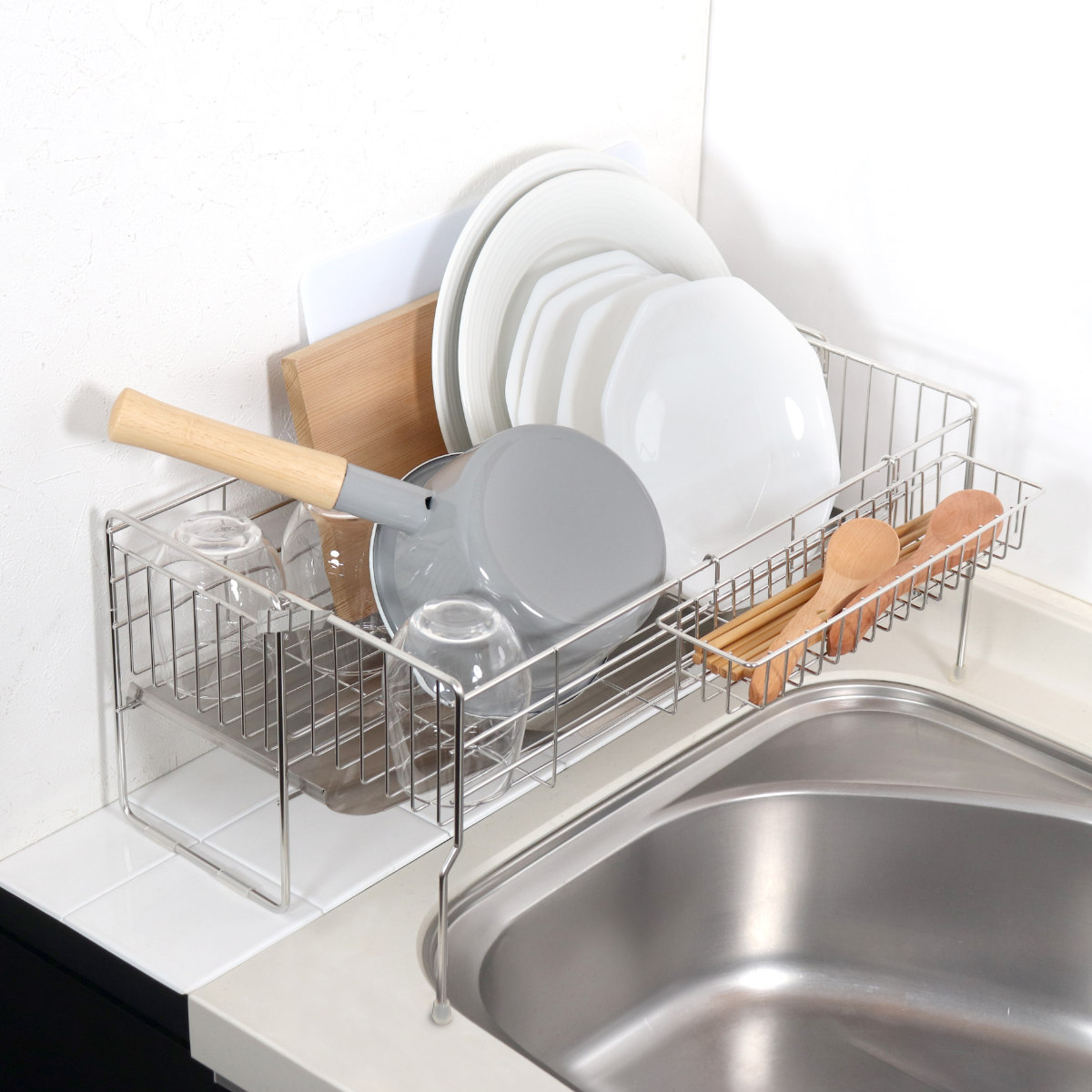 水切りかご スリム 幅13cmのおすすめ人気商品一覧 通販 - Yahoo