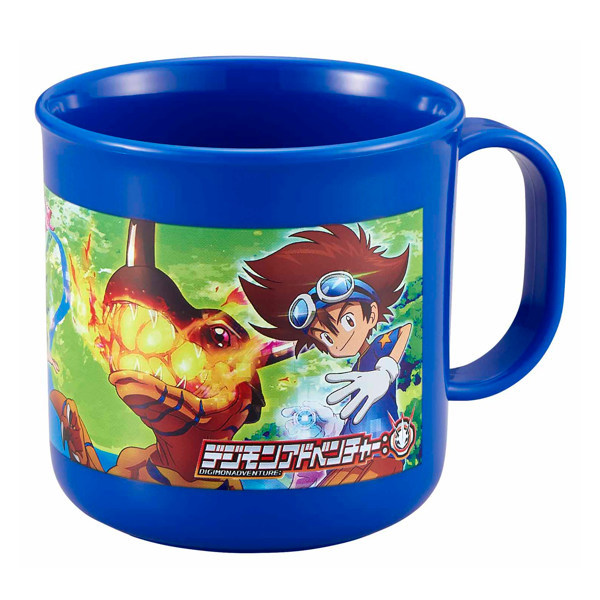 デジモンアドベンチャー マグカップとプレートのセット コップ 200ml プラカップ デジモンアドベンチャー 子供用 タンブラー