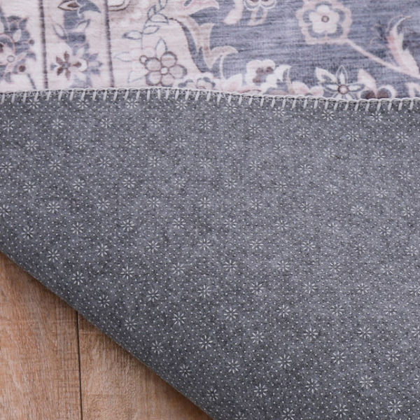 HAGiHARA（萩原） ラグ 190×240cm ラグマット アンティーク柄の転写