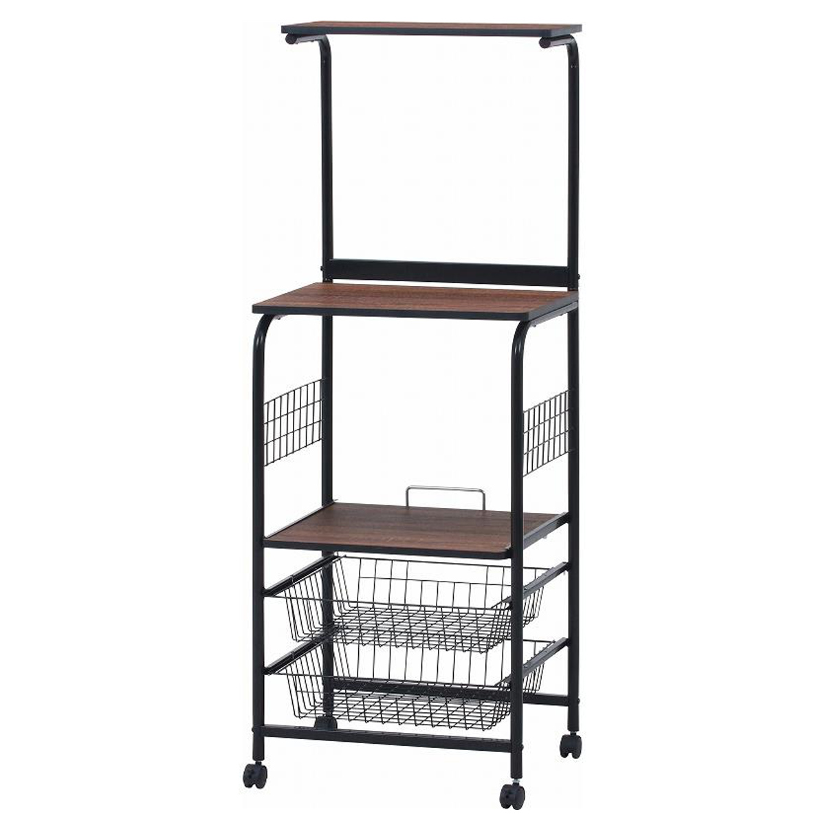 不二貿易（Fuji Boeki） レンジラック 幅51.5cm ハイタイプ キャスター