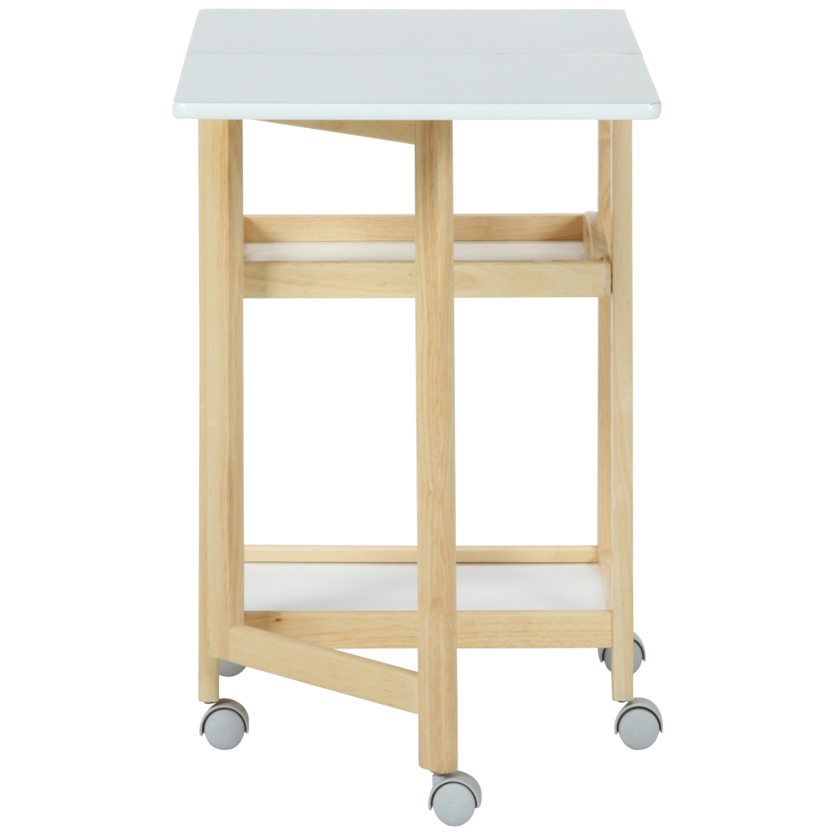 不二貿易（Fuji Boeki） キッチンワゴン 幅35〜70cm バタフライ 片バタ