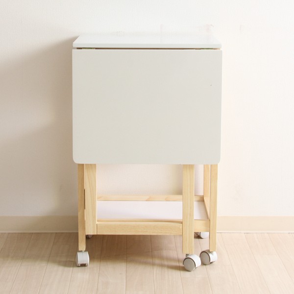 不二貿易（Fuji Boeki） キッチンワゴン 幅35〜70cm バタフライ 片バタ