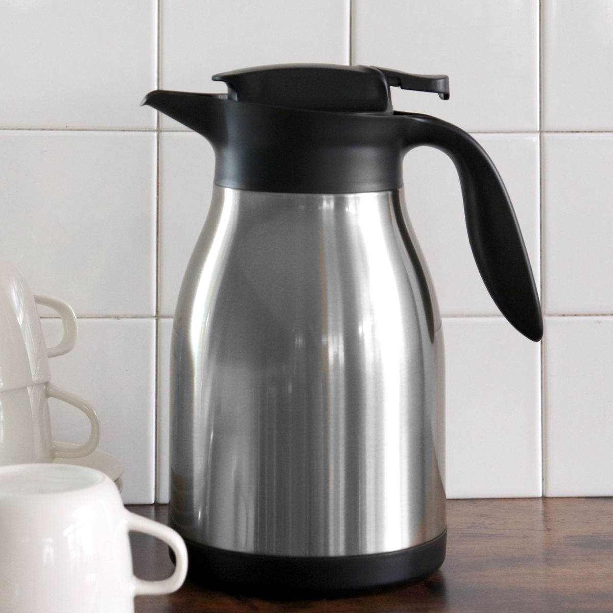 パール金属 テーブルポット 1.5L ネオイーシス ステンレス ポット 真空