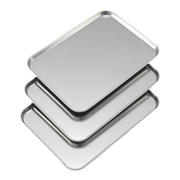 下村企販 バット 3枚組 ステンレス製 下ごしらえ浅型バット （ 調理用