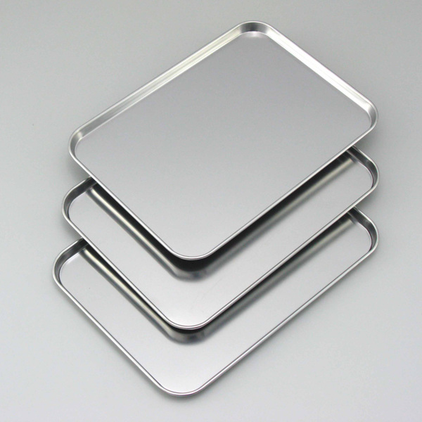 下村企販 バット 3枚組 ステンレス製 下ごしらえ浅型バット （ 調理用