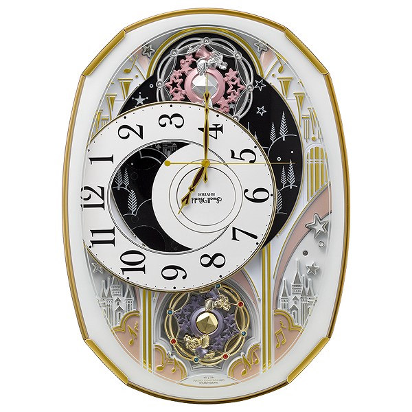 からくり時計 スモールワールドノエルS 電波時計 30曲収録 時計