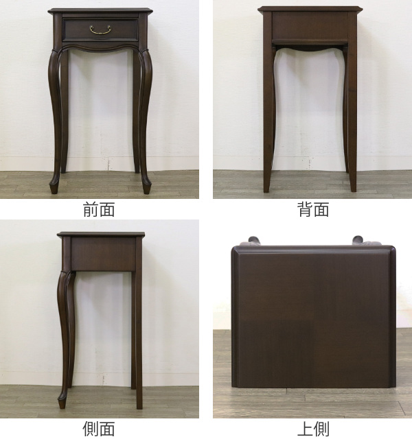 フラワースタンド クラシック調 マホガニー材 ケントハウス 幅40cm