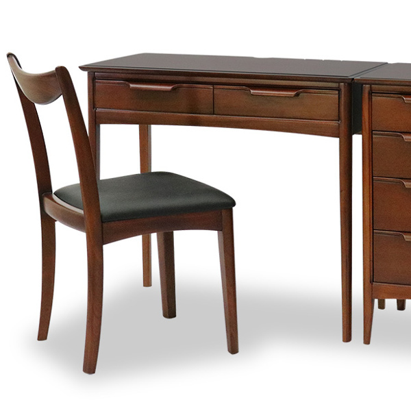 東海家具工業 デスクチェア 椅子 クラシック調 マホガニー材