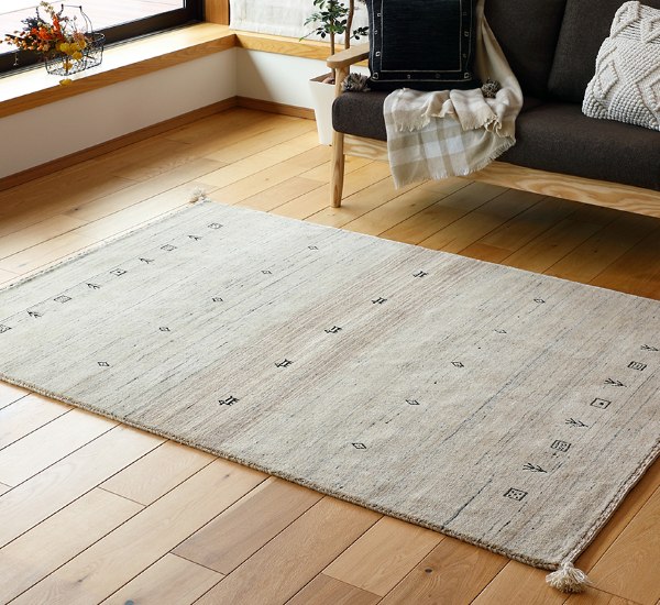 ラグ 70×120cm ラグマット LORRI BUFF L16 （ カーペット 絨毯 マット