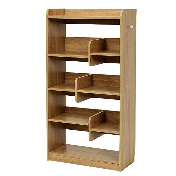 HAGiHARA（萩原） ディスプレイラック 4段 段違い棚 オープンラック 幅