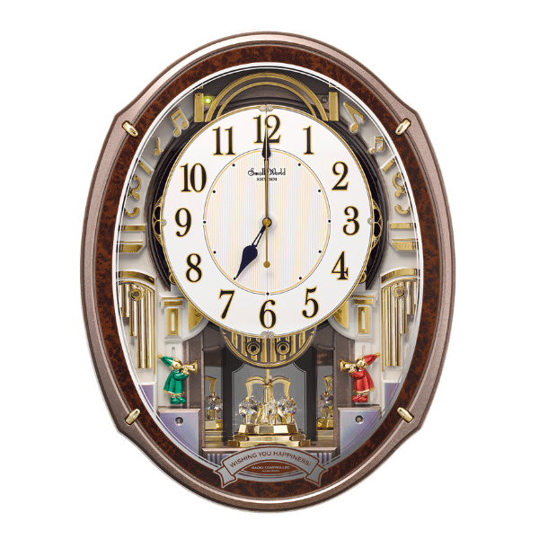 からくり時計 スモールワールドアルディ 電波時計 48曲収録 時計