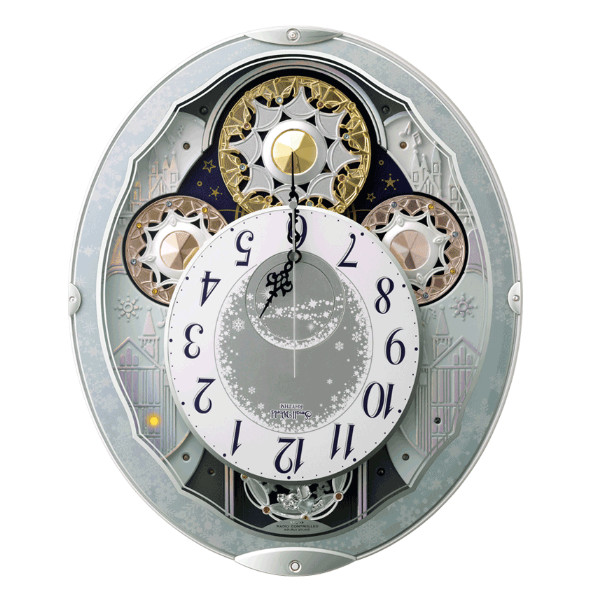 からくり時計 スモールワールドビスト 電波時計 30曲収録 時計