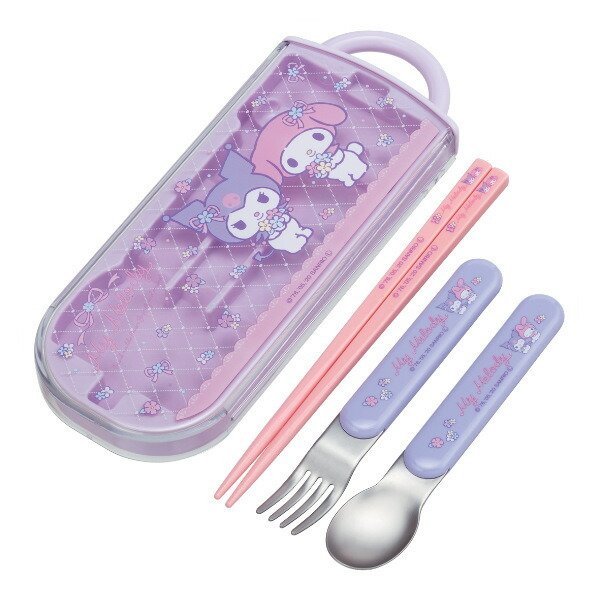 スケーター トリオセット 抗菌 箸 スプーン フォーク スライド マイ