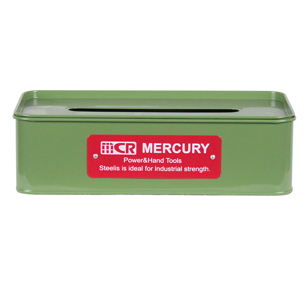 MERCURY（マーキュリー） ティッシュケース ブリキ ティッシュボックス