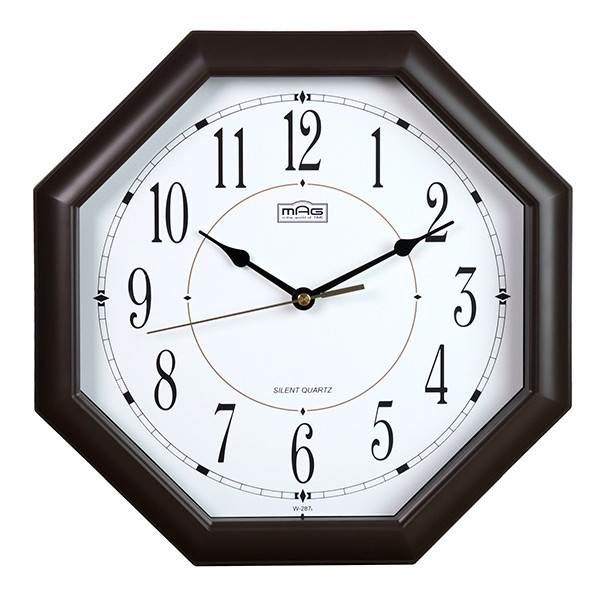 掛け時計 八角形 オクターゴ アナログ 時計 掛時計 八角 （ おしゃれ