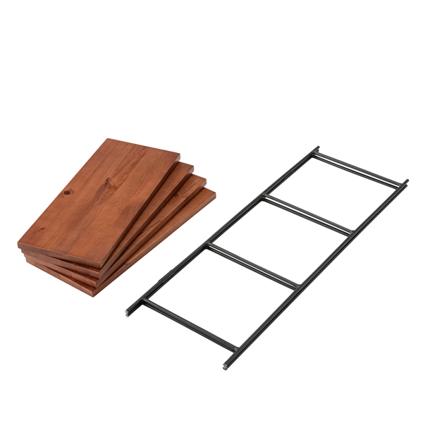 東谷 オープンシェルフ 4段 天然木棚板 エスニック調 ディスプレイ