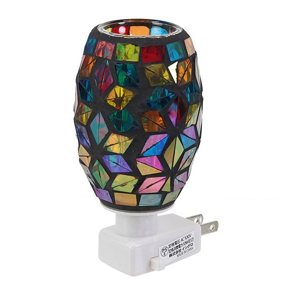 アロマライト コンセント型 LED あさのは モザイク アロマ