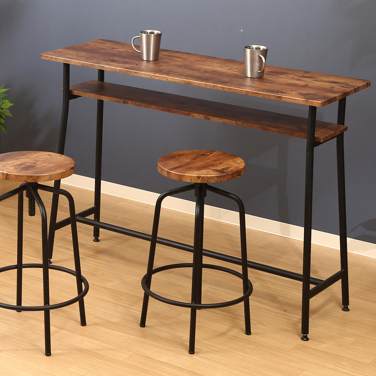 カウンターテーブル幅120cm 不二貿易（Fuji Boeki） カウンターテーブル 幅120cm キッチンテーブル