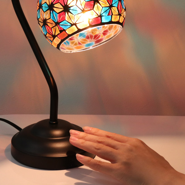 テーブルランプ タッチセンサー モザイク あさのは 照明 （ 間接照明