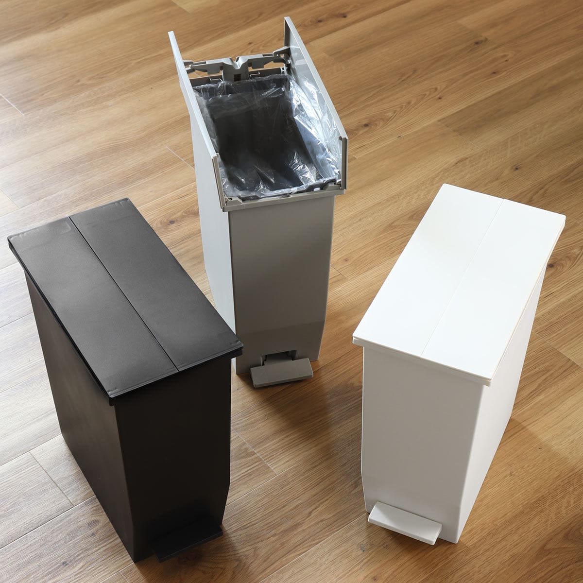 RISU（リス） 特典付き ゴミ箱 35L SOLOW ソロウ 同色3個セット ペダル