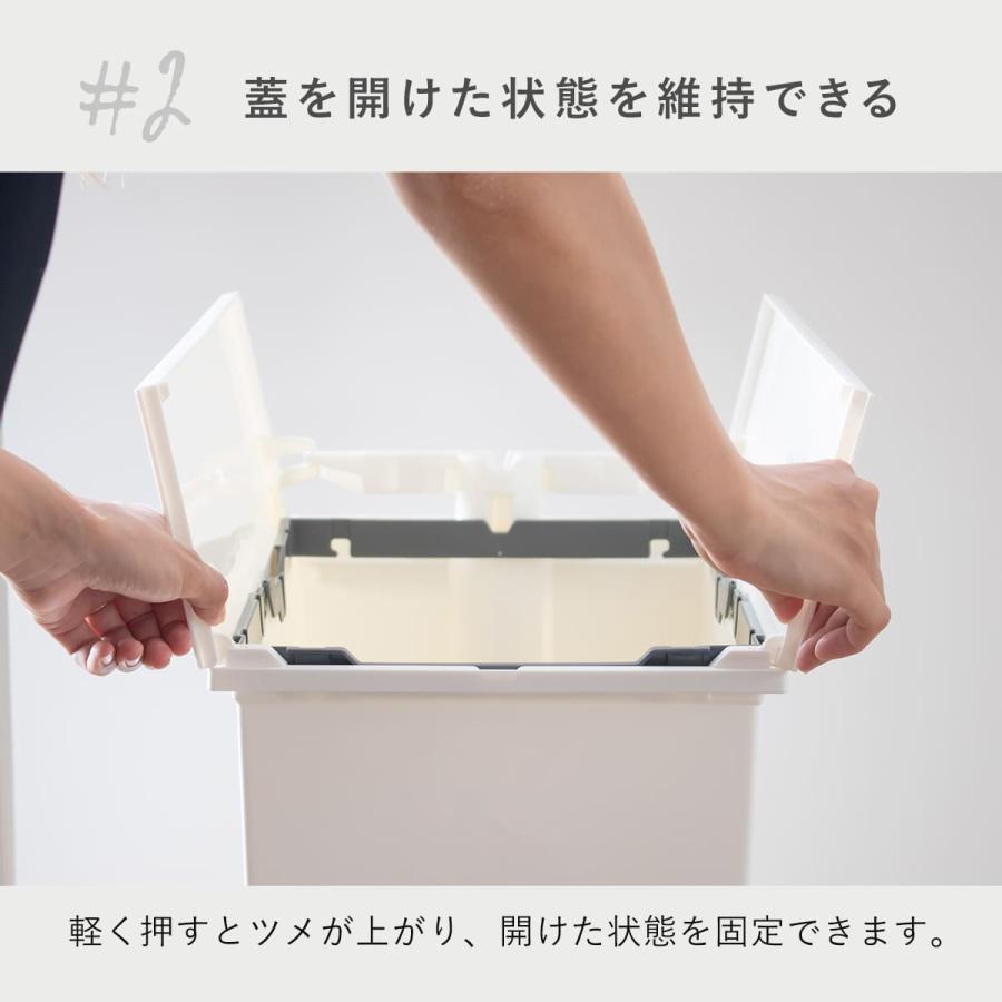 RISU（リス） 特典付き ゴミ箱 35L SOLOW ソロウ 同色3個セット ペダル
